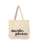 Bolsa algodón con asas Music Please