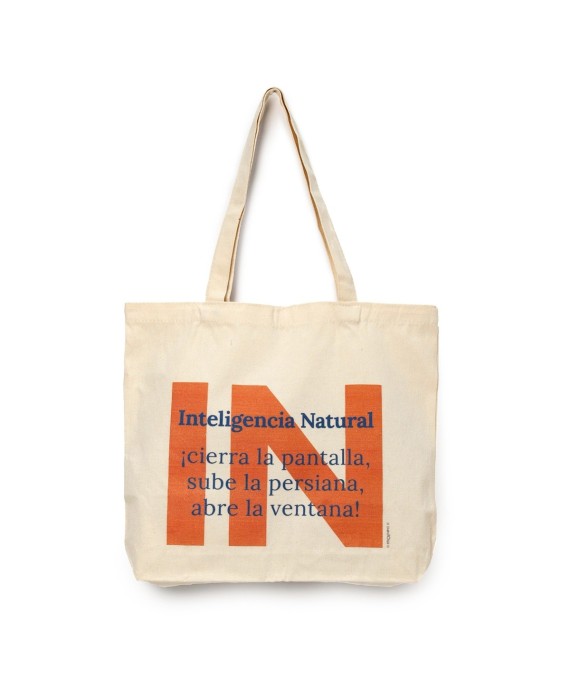 Bolsa algodón con asas 40x35x6cm.