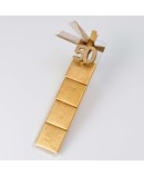 Estuche 4 napolitanas y pinza madera 50 años