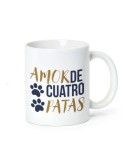 Taza cerámica Amor de 4 patas en caja regalo