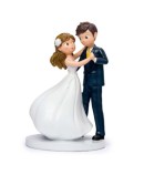 Figura pastel Boda novios vals
