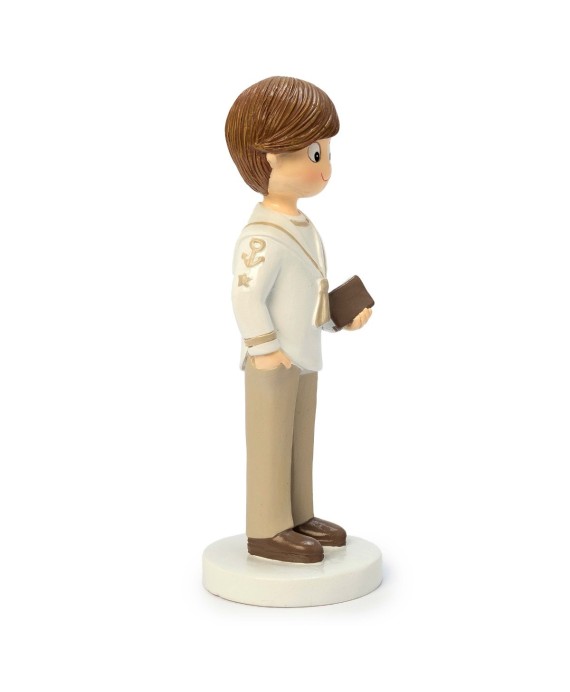 Figura Comunión marinero camisa beige mano en bolsillo
