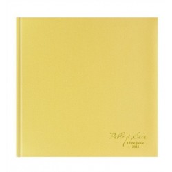 Libro de firmas boda oro brillo