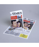 Invitación de boda periodico - The Times -