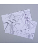 Invitación de boda novios foto