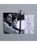 Invitación de boda novios foto