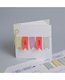 Invitación de boda tendedero nombres