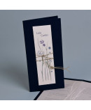 Invitación de boda Ginza pita oscura