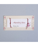 Invitación de boda Ginza rosas claras
