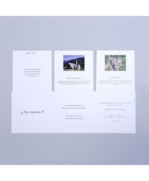 Invitación de boda dibujos lapiz