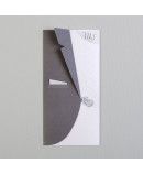 Invitación de boda sobre diverso