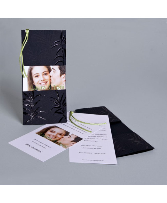 Invitación de boda foto portada