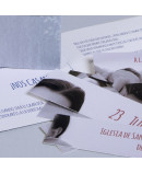 Invitación de boda tribal puzzle foto
