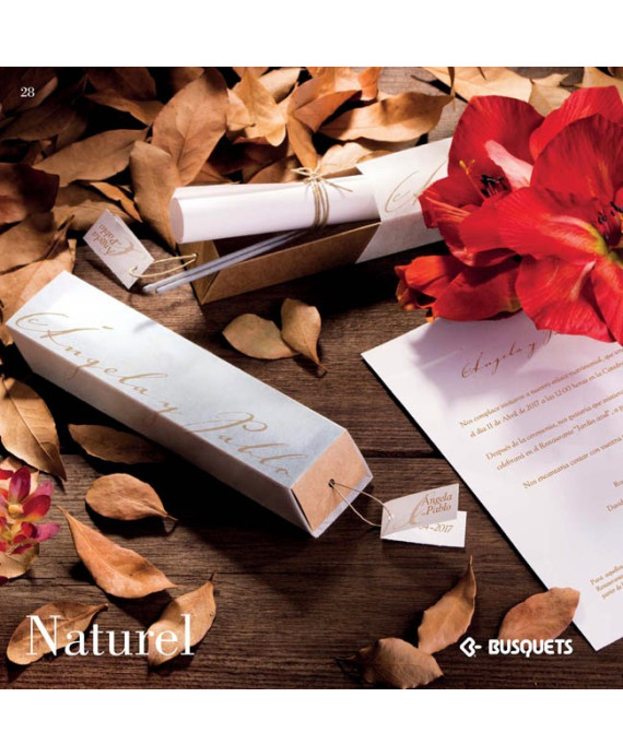 Invitación de boda Naturel