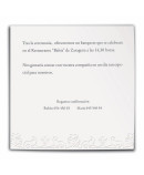 Invitación de boda Soho