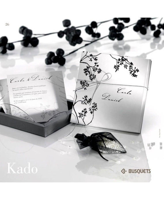 Invitación de boda Kado
