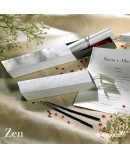 Invitación de boda Zen