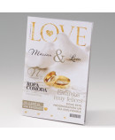 Invitación de boda revista LOVE