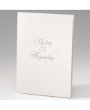 Invitación de boda nombres portada