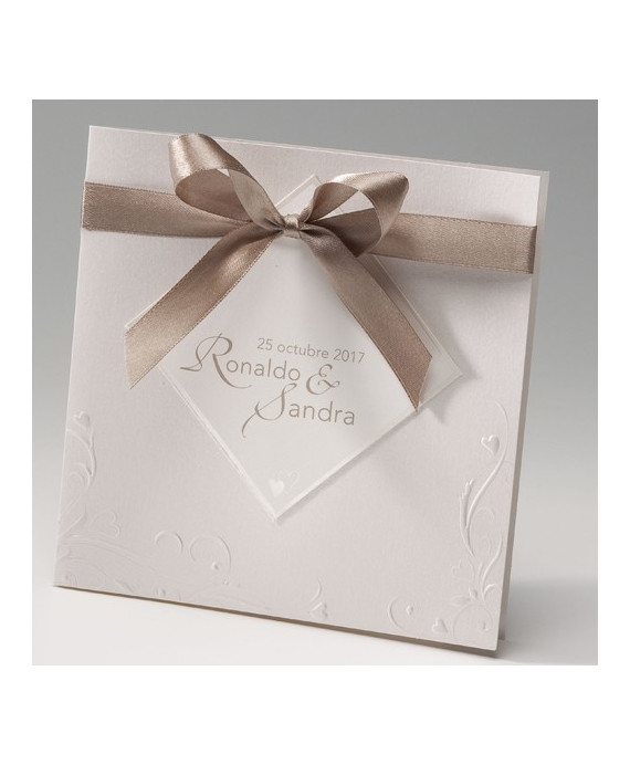 Invitación de boda tarjetas elegance