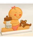 Figura de tarta metal Pita biberón