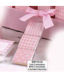 Estuche rayas,topos,cuadros rosa