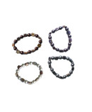 Pulsera de perlas de color