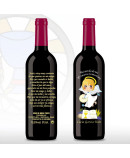 Vino Decorada Comunión 375ml Ángel Libro